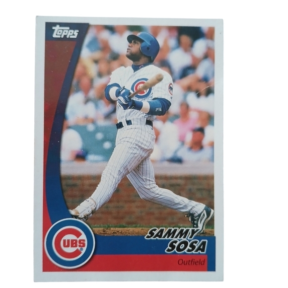 Sammy Sosa 2002 Topps #7 Post Cereal Baseball Card Chicago Cubs MLB - Picture 3 of 4